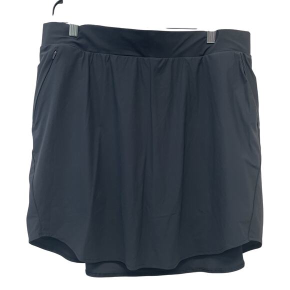 All In Motion Women's Active Light Skort Black Size Large - Picture 1 of 5